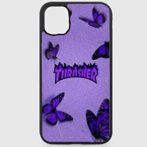 Thrasher Purple Butterfly Phone Case